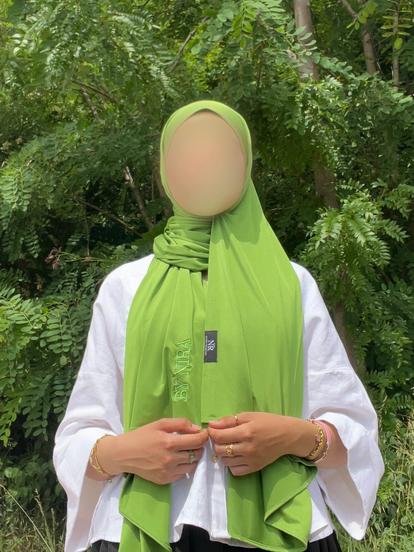 Jersey Liquide Satiné de luxe vert