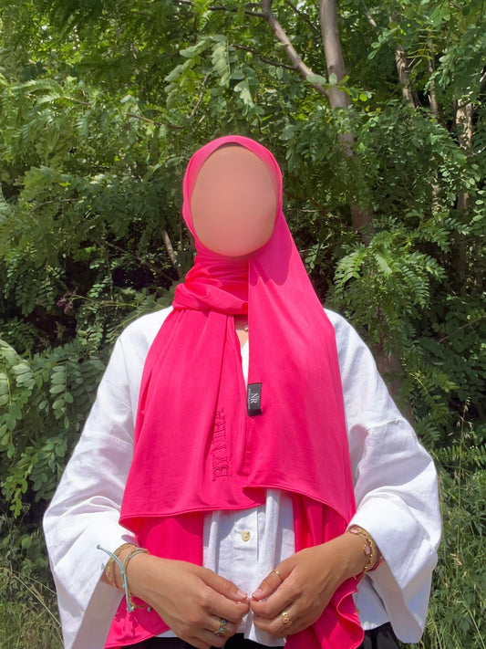 Jersey Liquide Satiné de luxe Rose